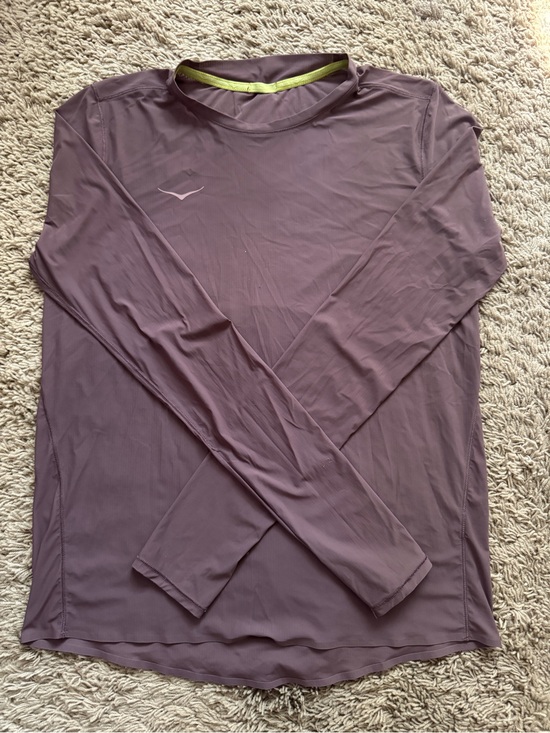 Hoka Tops - HOKA Women's Airolite Run Long Sleeve SMALL (stone brown)